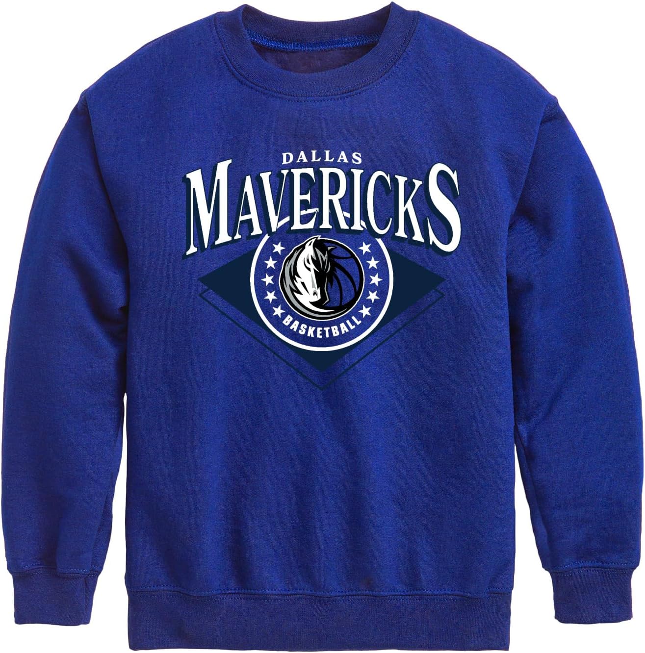 Junk Food NBA - Court Classic - Officially Licensed Youth Pullover Fleece Crew Neck for Boys and Girls