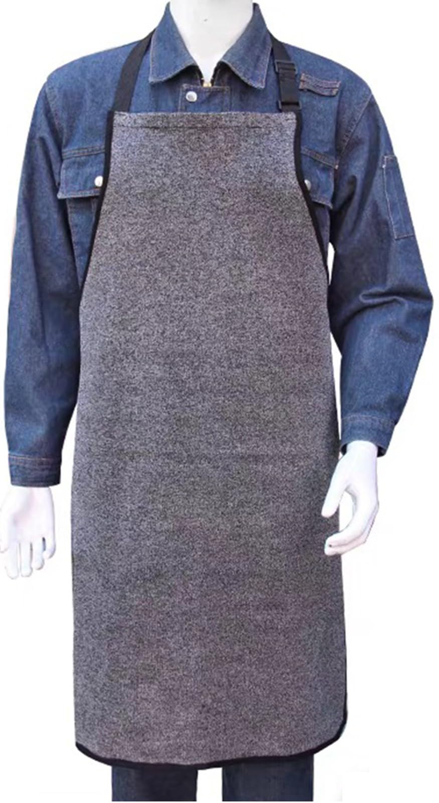 Ropa Resistente A Cortes De Carnicero, Delantal De Seguridad Profesional para Chef, Delantal De Trabajo Protector A Prueba De Cuchillos para Carniceros,Resistente A Perforaciones,Desgaste