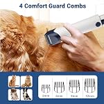 Pet Grooming Vacuum,All in Dog Grooming Kit with 3 Suction Mode,2.1L Large Capacity Dust Cup,Cat Vac for Shedding and Pet Vacuum for Animal Hair