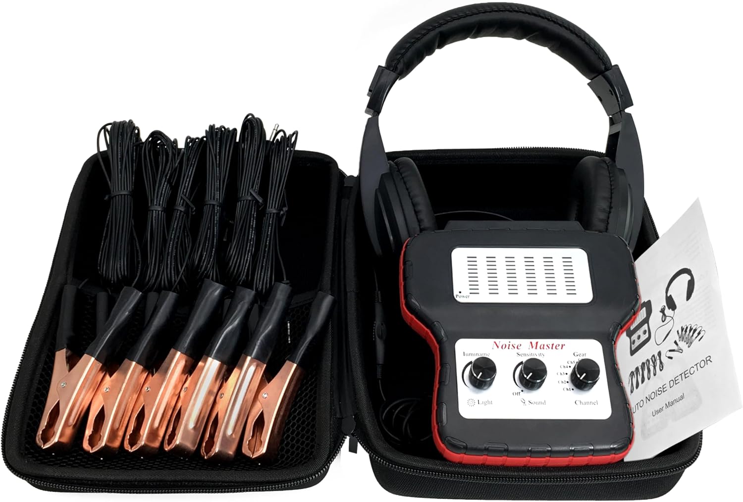 Chassis Ears 6-Channel Car Sound Detector Tool Set