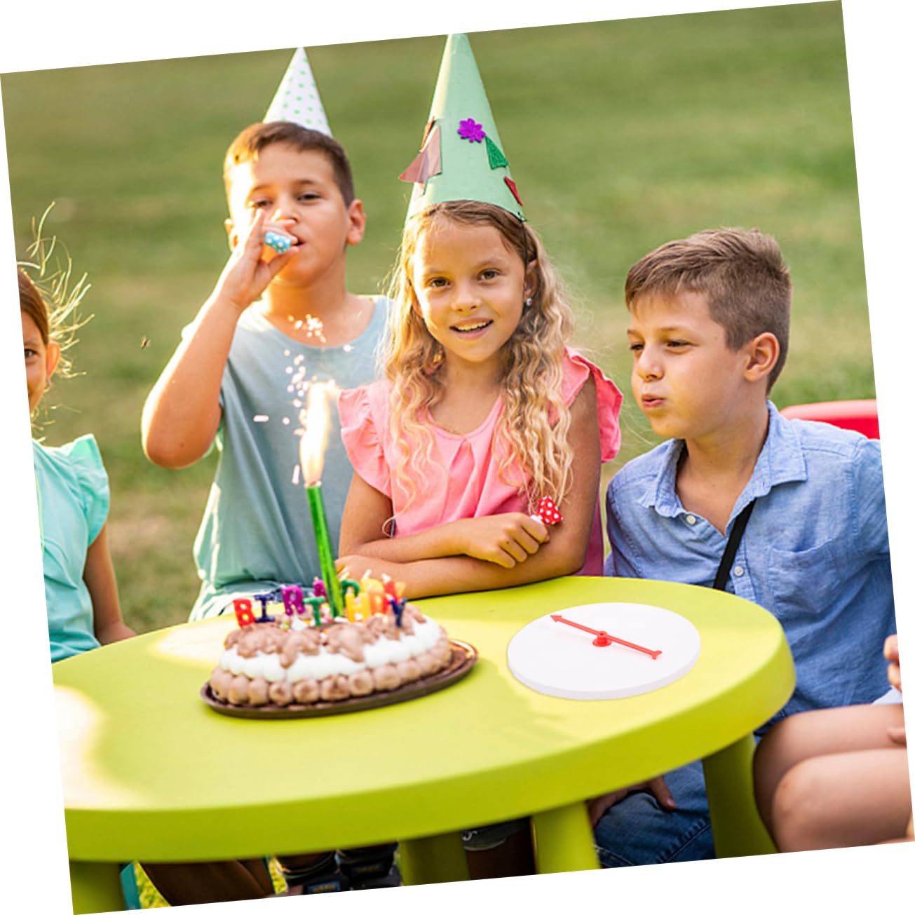 MUSISALY DIY Spinning Prize Wheel for Party Game Turntable Refurbished Prize Wheel Toys Small Turntable