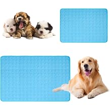 SHEJIZE Dog Cooling Mat Dog Cooling Pad Cooling Mat for Dogs Cooling Pad for Dogs Pet Cooling Mats Blue 2pcs