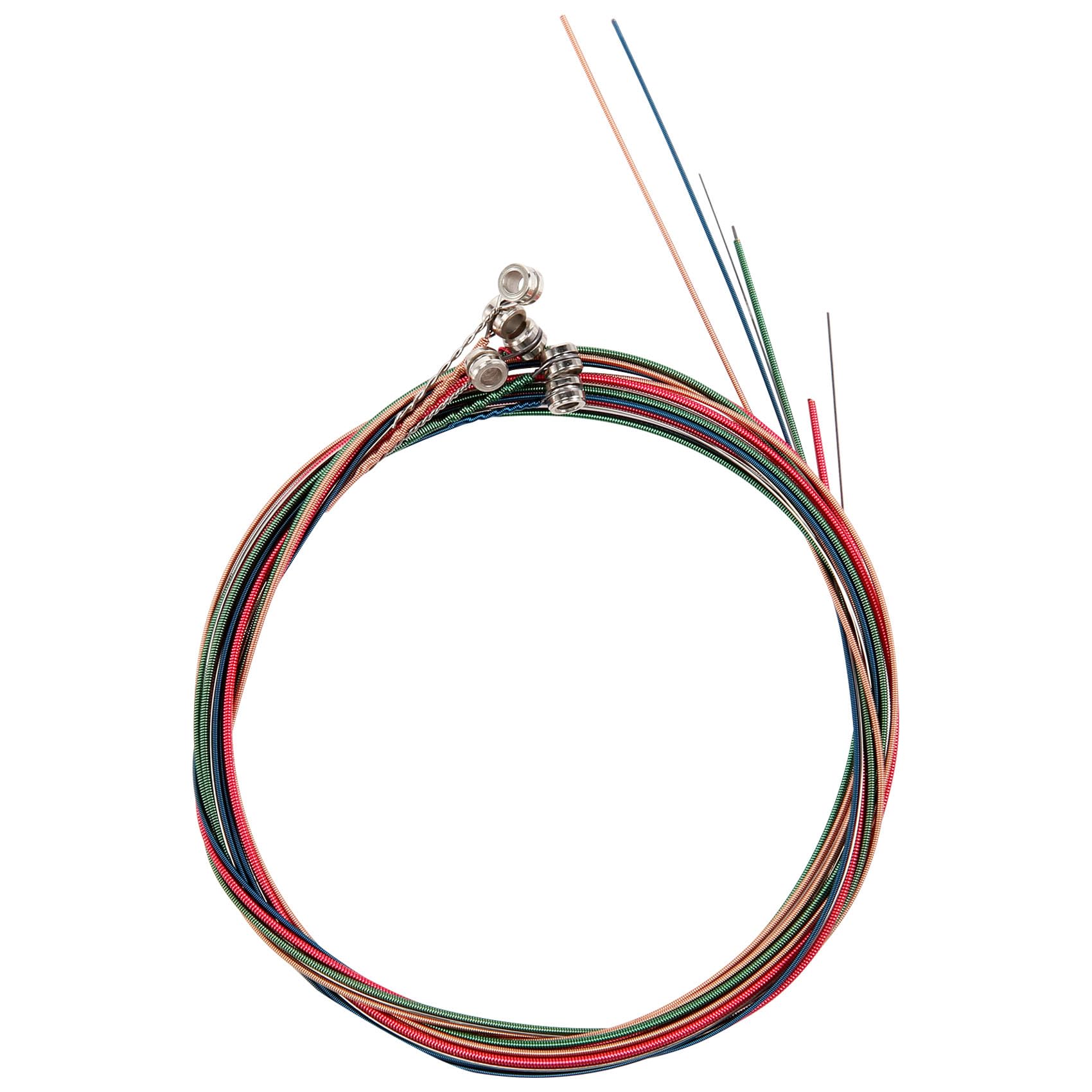 IDOLOVA Set Rainbow Colorful Color String for Acoustic Guitar, 017075
