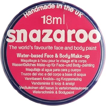 Snazaroo Face And Body Paint, 18ml - Bright Pink individual Colour
