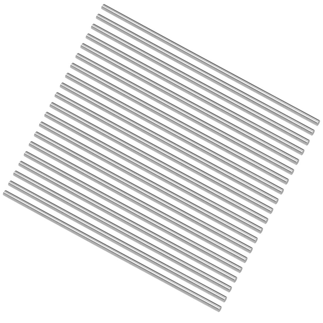 10-Pack HSS Round Steel Rods - 1.4mm Diameter, 100mm Long, Lathe Bar Stock For DIY Tools, Shafts, Pins