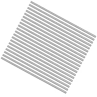 Vista 12 de uxcell Varilla de acero redonda, barra de torno HSS de 0.043 in, herramienta de 3.937 in de largo, para engranajes de eje, tornos, taladradora, eje