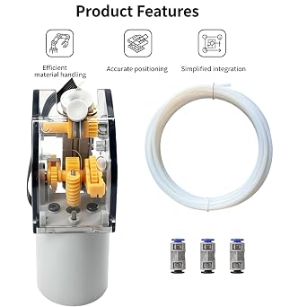 AMS Feeder Unit 交換用 Bambu Lab AMS、ホール センサー 装備 フィラメント ドライブ ギア + PTFE チューブ キット X1/P1P/P1S/X1C/A1/AMS lite 用 – 3Dプリンター修理部品
