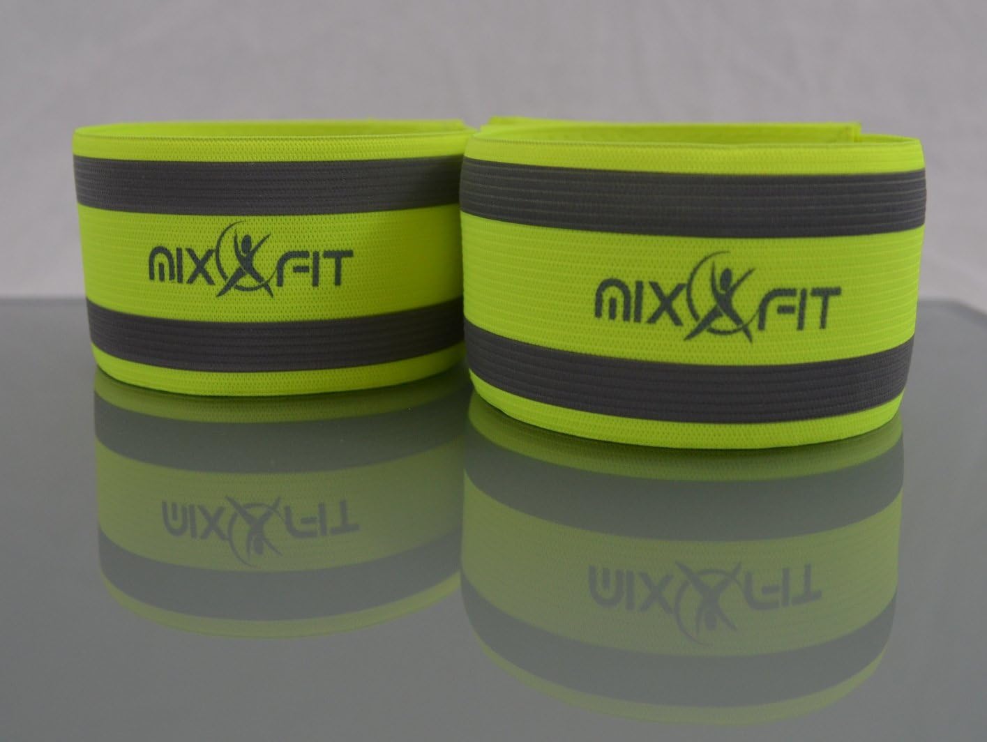 Mixxfit Safety Reflective Band, Neon Green image 2