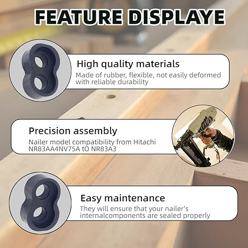 Miniatura 4 de SP 877-327 Junta de embalaje del mercado de accesorios (G) compatible con Hitachi NR83A, NR83A2, NR83A2(S), NR83A3, NR83A3S, NR83AA2, NR83AA3