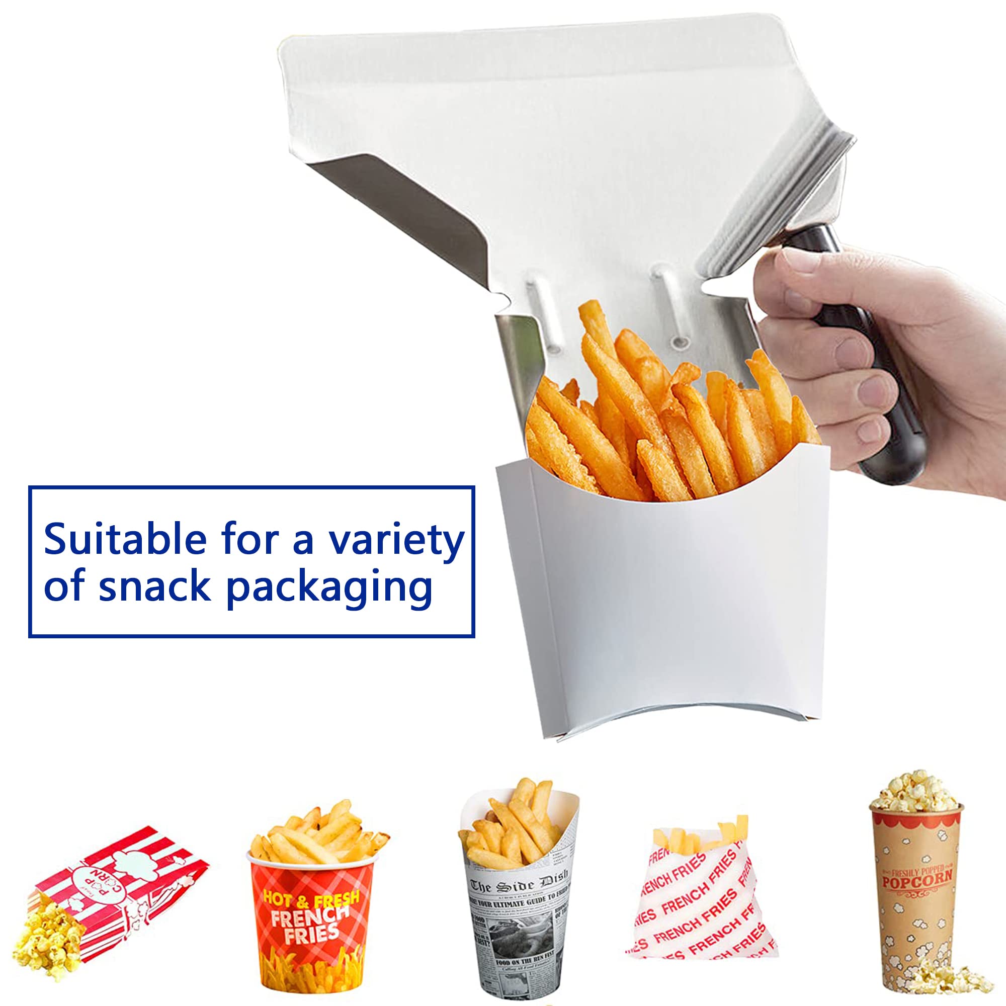 Pala Multiuso per Patatine Pala per Patatine Fritte Patate Fritte Pala per Popcorn Patatine Fritte in Acciaio Inossidabile Home Theater manico singolo, patatine fritte, snack, caramelle, pala