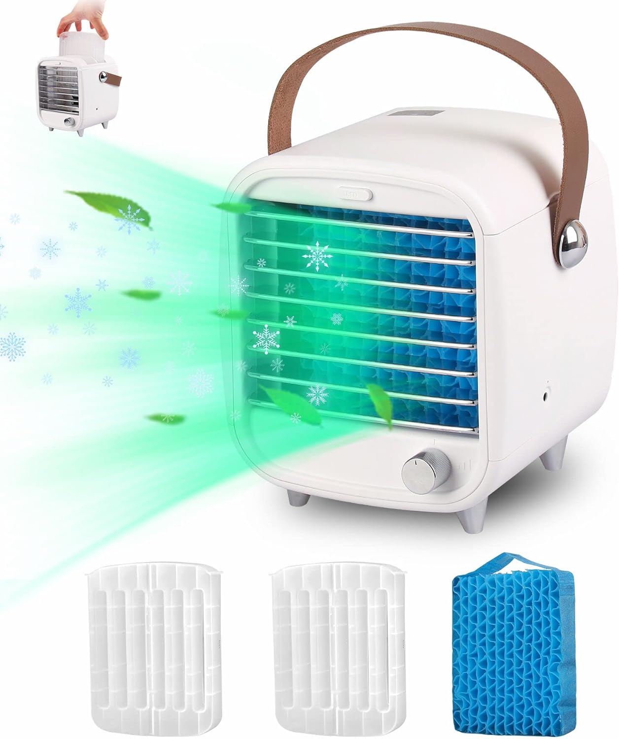 Klarstein Condizionatore Portatile Senza Tubo 68W, 5in1, Umidificatore - Foto 5