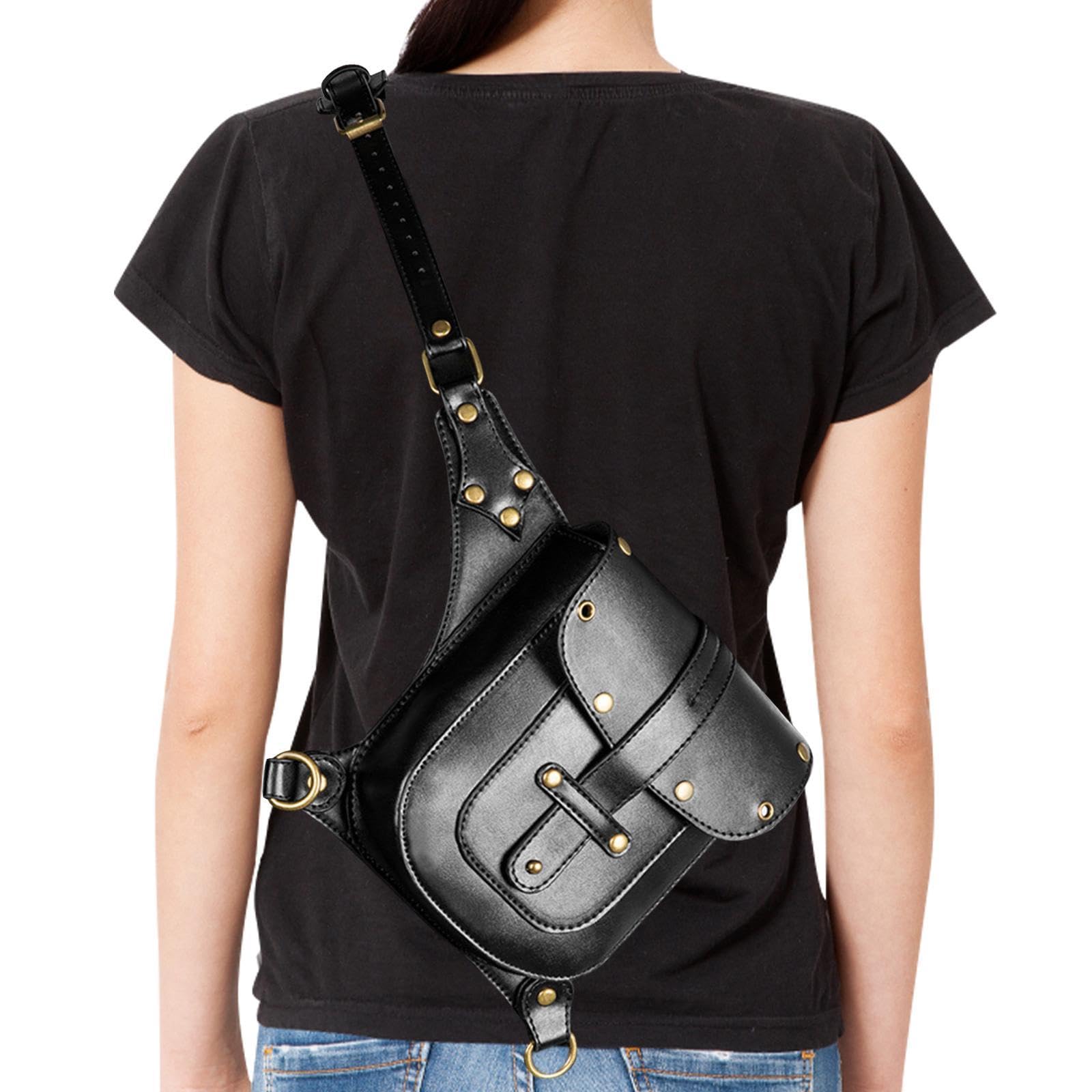 Bolsa de cinturón Steampunk para accesorios de disfraces de viaje