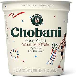 Chobani® Whole Milk Plain Greek Yogurt