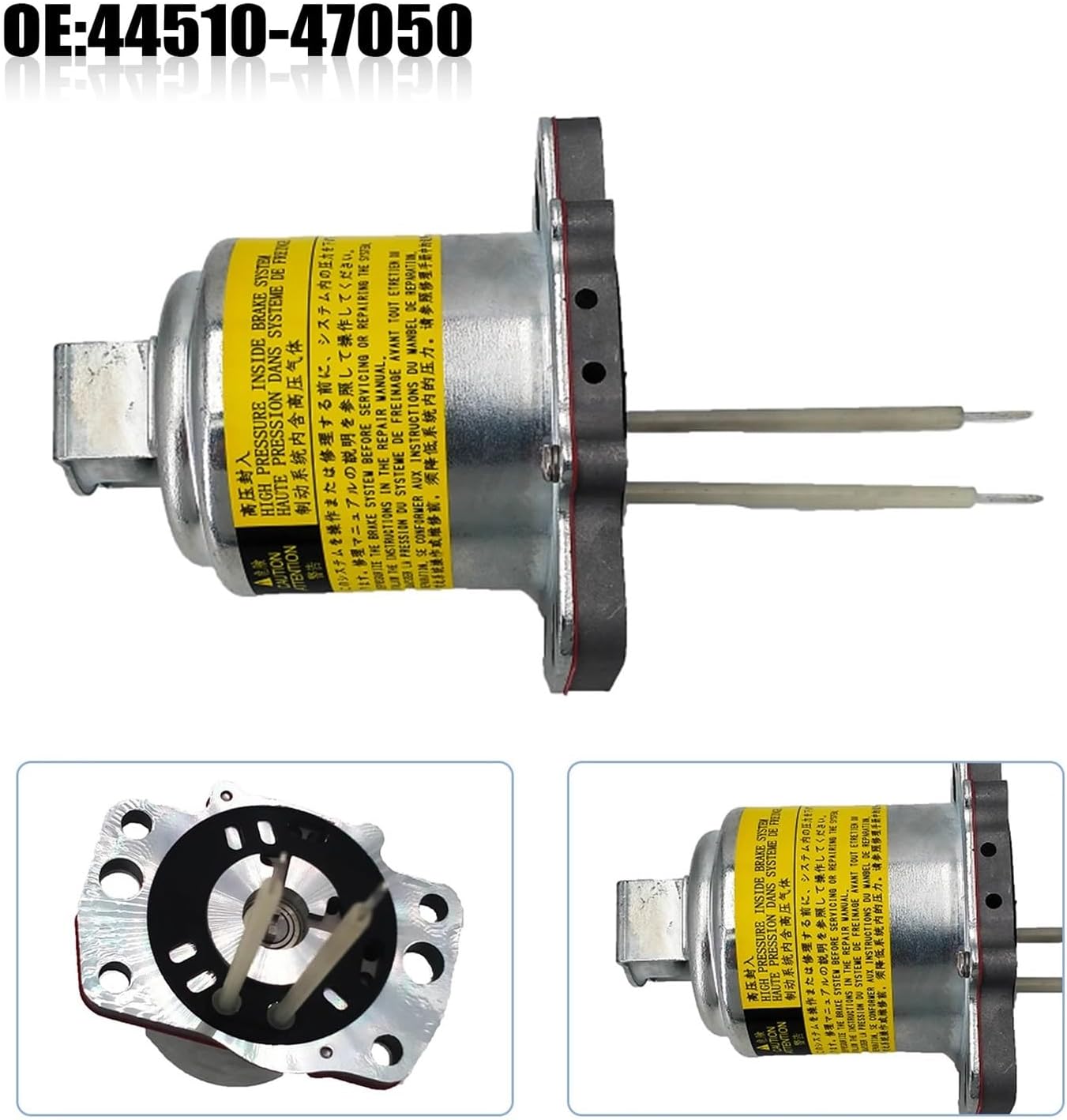 ABS Pump Motor 44510-47050 Compatible with Toyota Prius 2004-2009 Hybrid | Anti-Lock Brake Actuator Assembly | Direct Fit