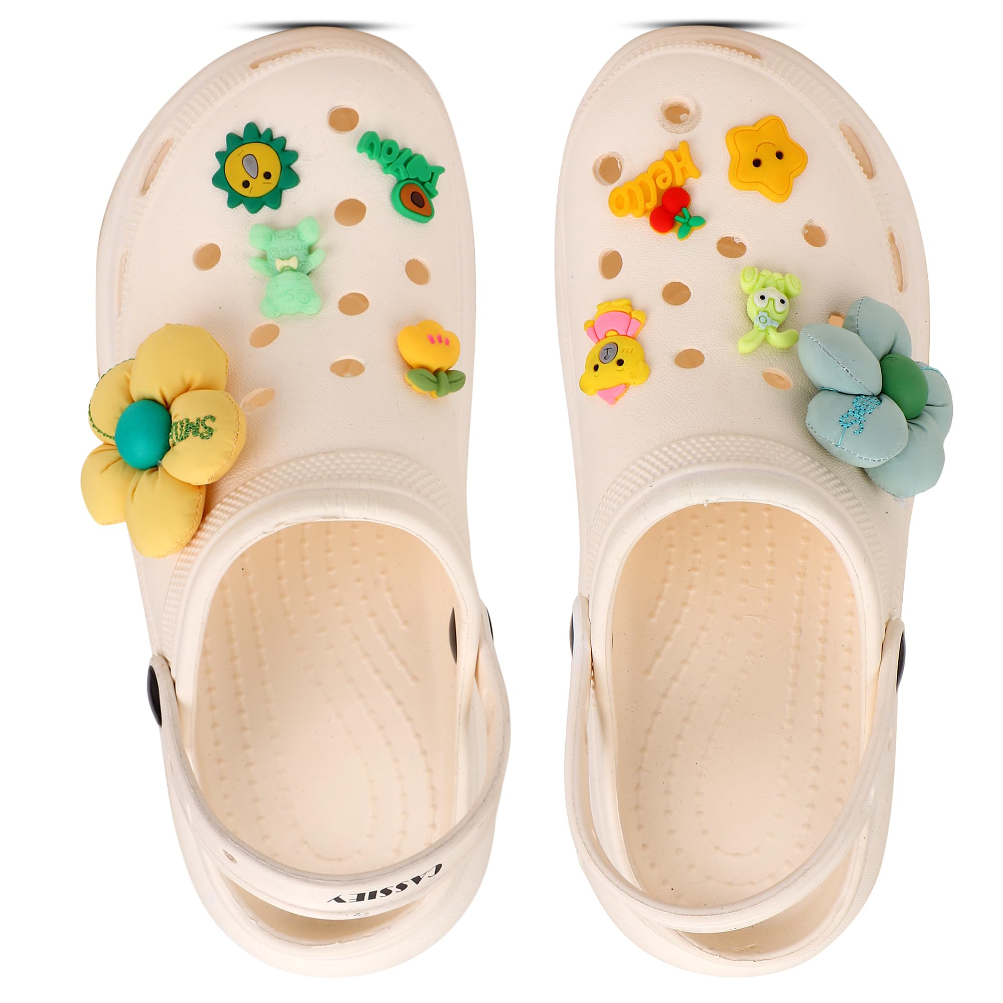 CASSIEY Womens Lightweight and Comfortable Slingback Clogs Sandals, Outdoor EVA Clogs- White (B0D4J9GTLQ) Amazon Price History, Amazon Price Tracker