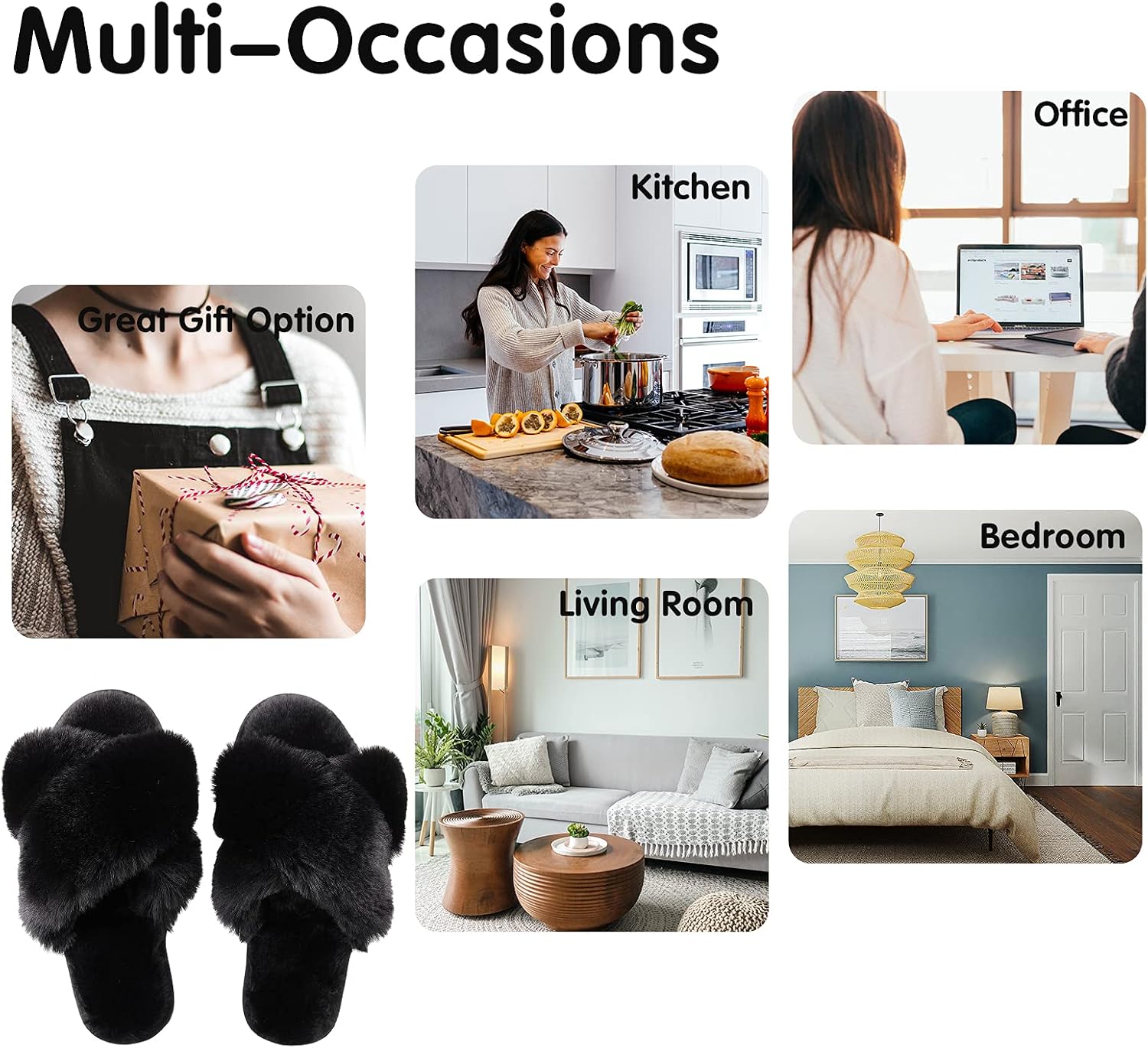 MIYA House Slippers for Women