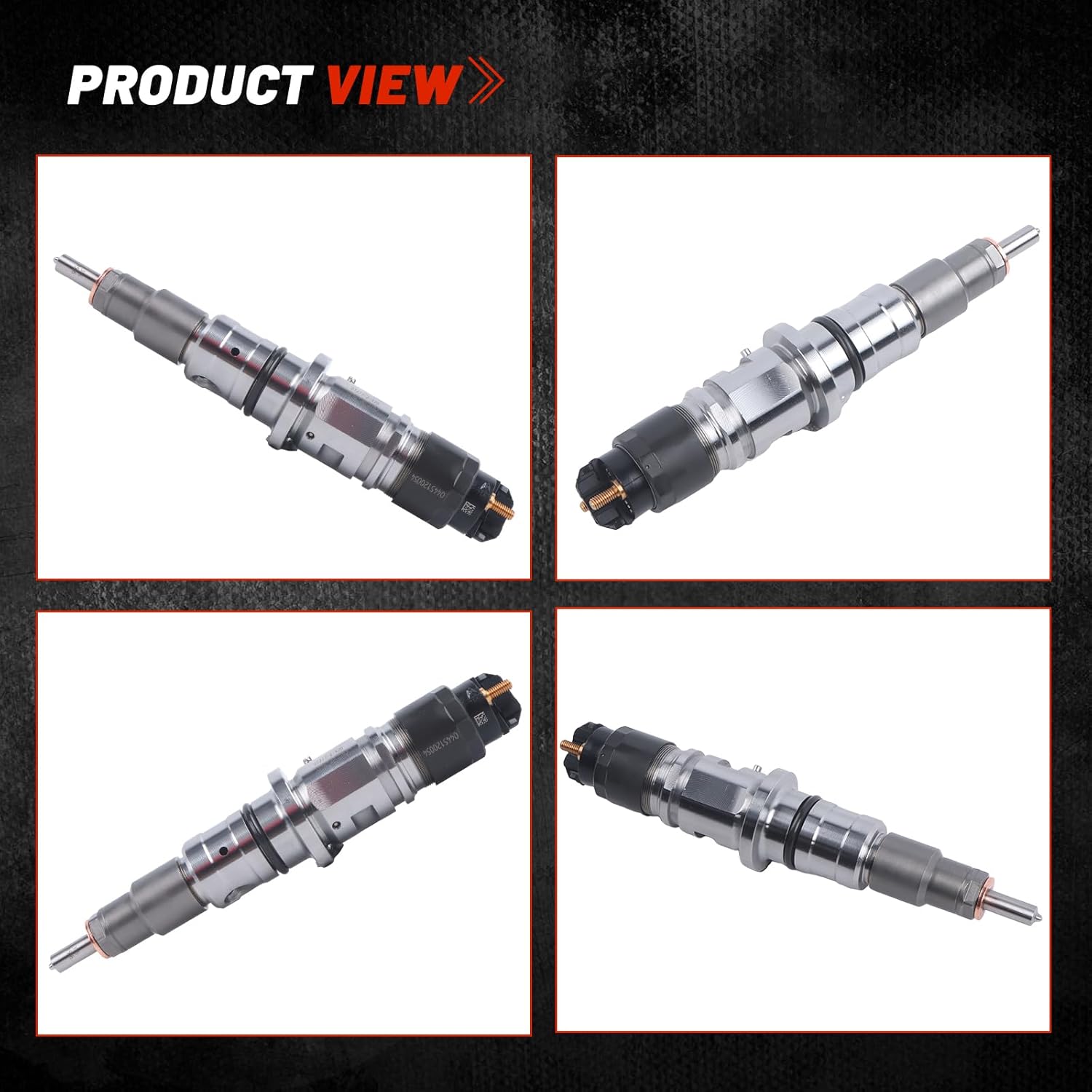 4PCS 0445120054 2855491 504091504 Common Rail Injector for Iveco EuroCargo Vertis Case 580SM 580SN 590SM 590SN New Holland 750L B95 B100 B110 B110 B115 Backhoe Loader