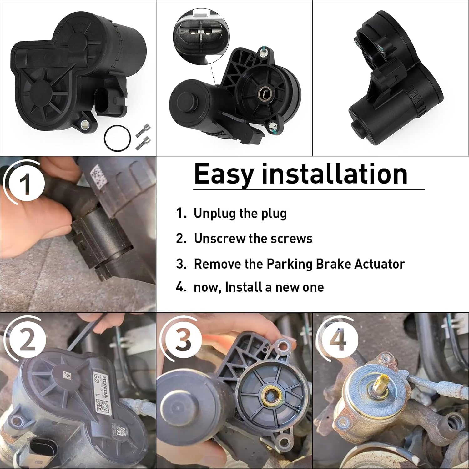43021TEAT01 Rear Left Parking Brake Actuator