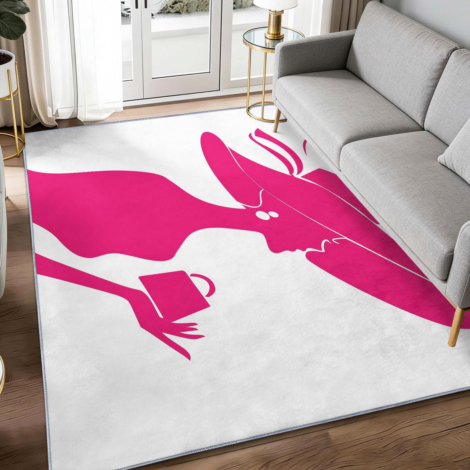 Tapis salon fille abstrait 80x150 moderniser chambre cuisine salle à manger bureau