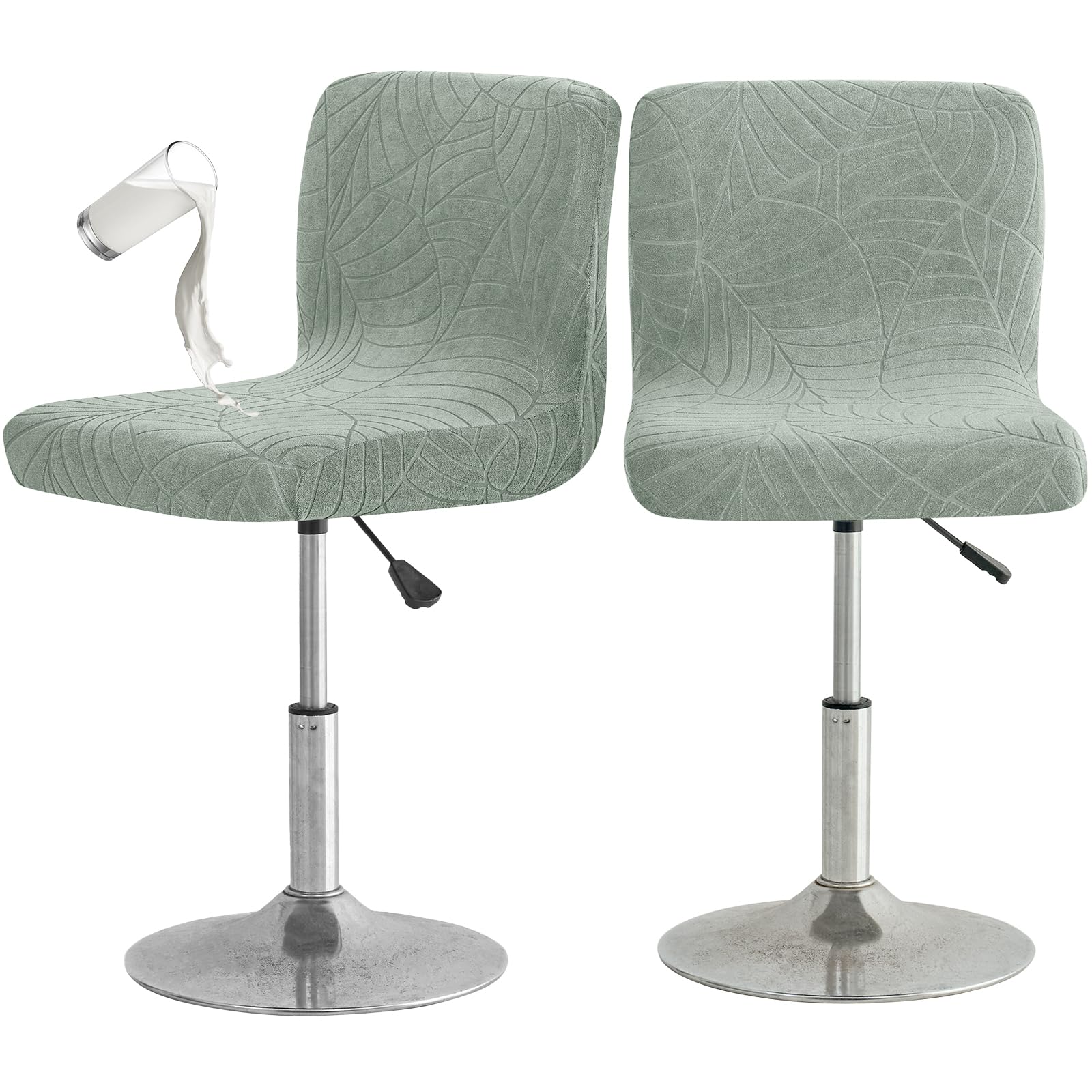 Chair Covers Bar Stool Cover 2pc Bar Chair Cover Swivel Bar Stool Slipcover