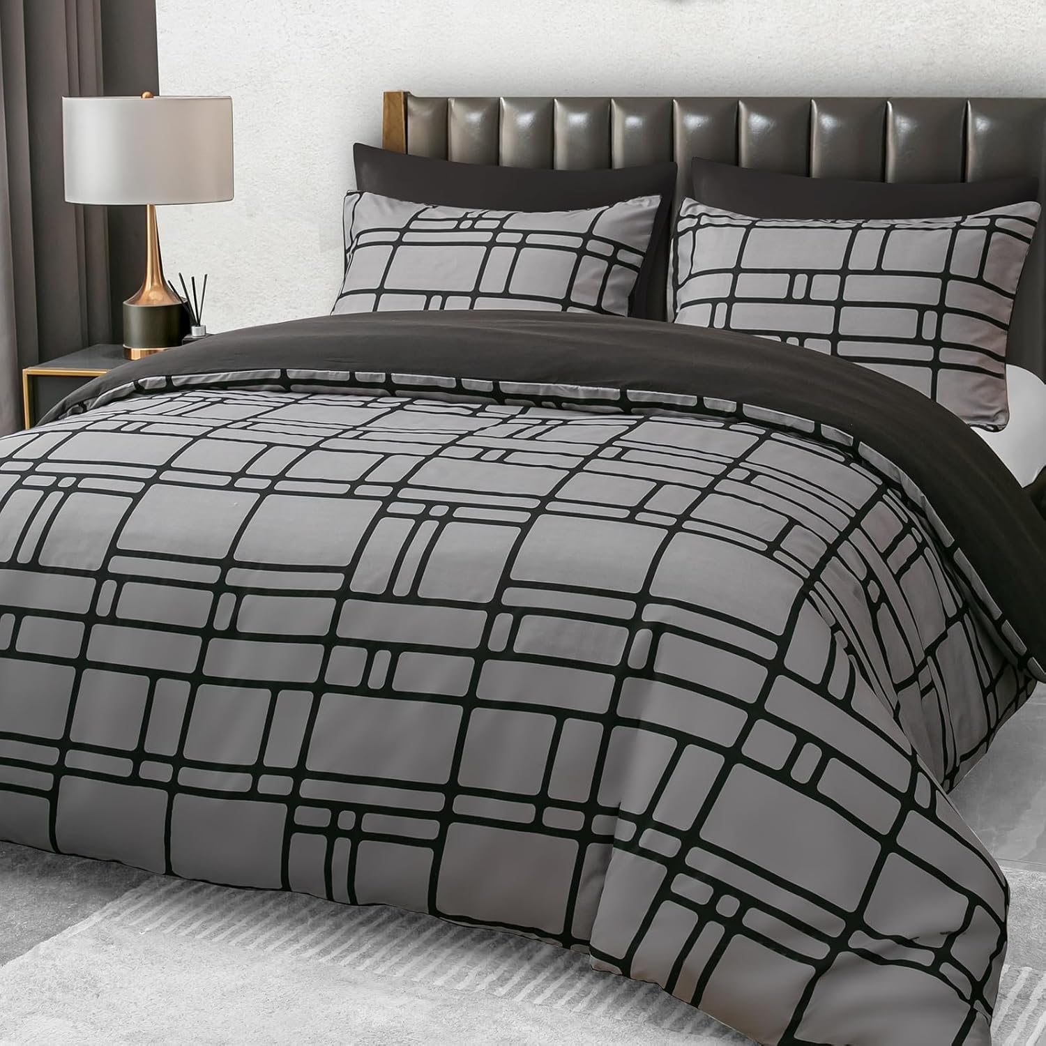 Pamposh Super King Duvet Set Premium Brushed Microfiber Super King Duvet Cover Ultrasoft Hypoallergenic Duvet Cover Super King Size Non Iron Luxury Bedding Set With Zipper Closure