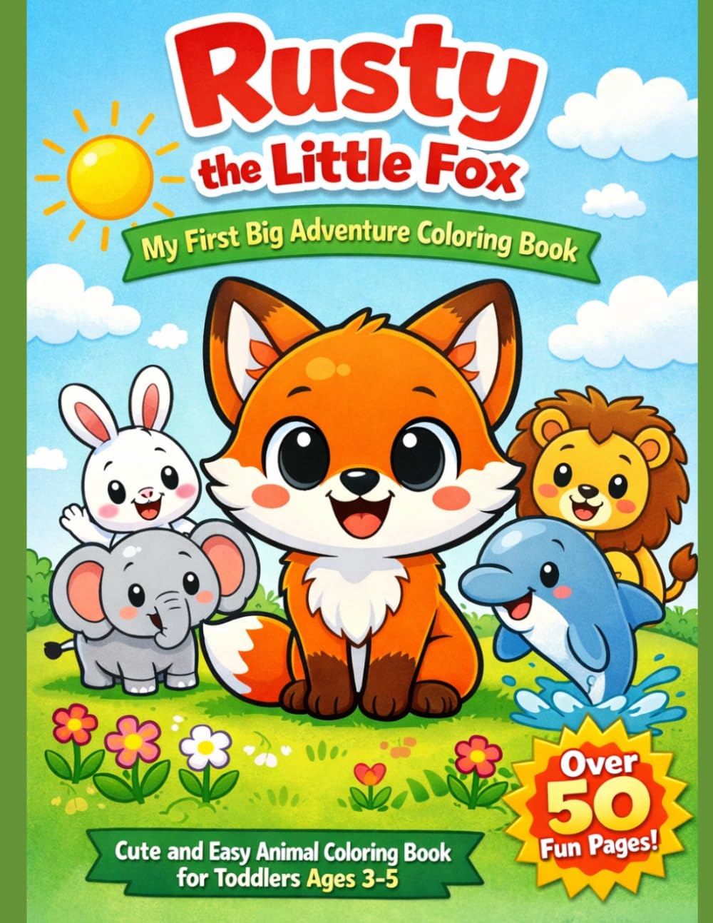 Rusty the Little Fox – My First Big Adventure Coloring Book