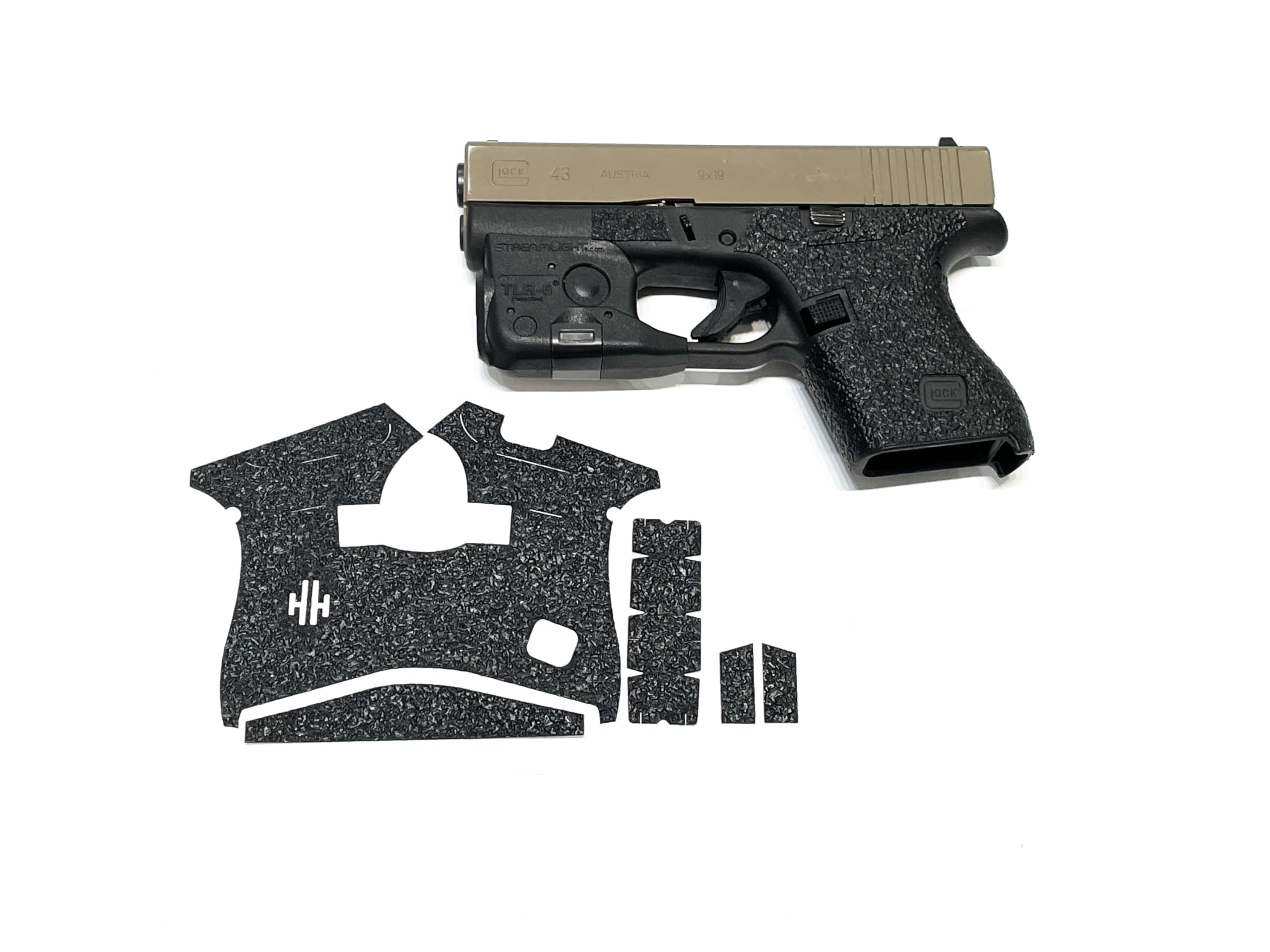 Handleitgrips Gun Grip Tape Wrap for Glock 43 (Sandpaper)