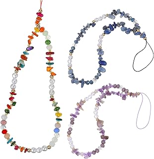 BIUDECO 3 Pçs Pulseiras Coloridas Em Cadeia Cordões Coloridos Capa De Telefone Com Pingente De Telefone Chaveiro Alça De Telefone Pingente Pulseira Acessórios Pingente De Telefone