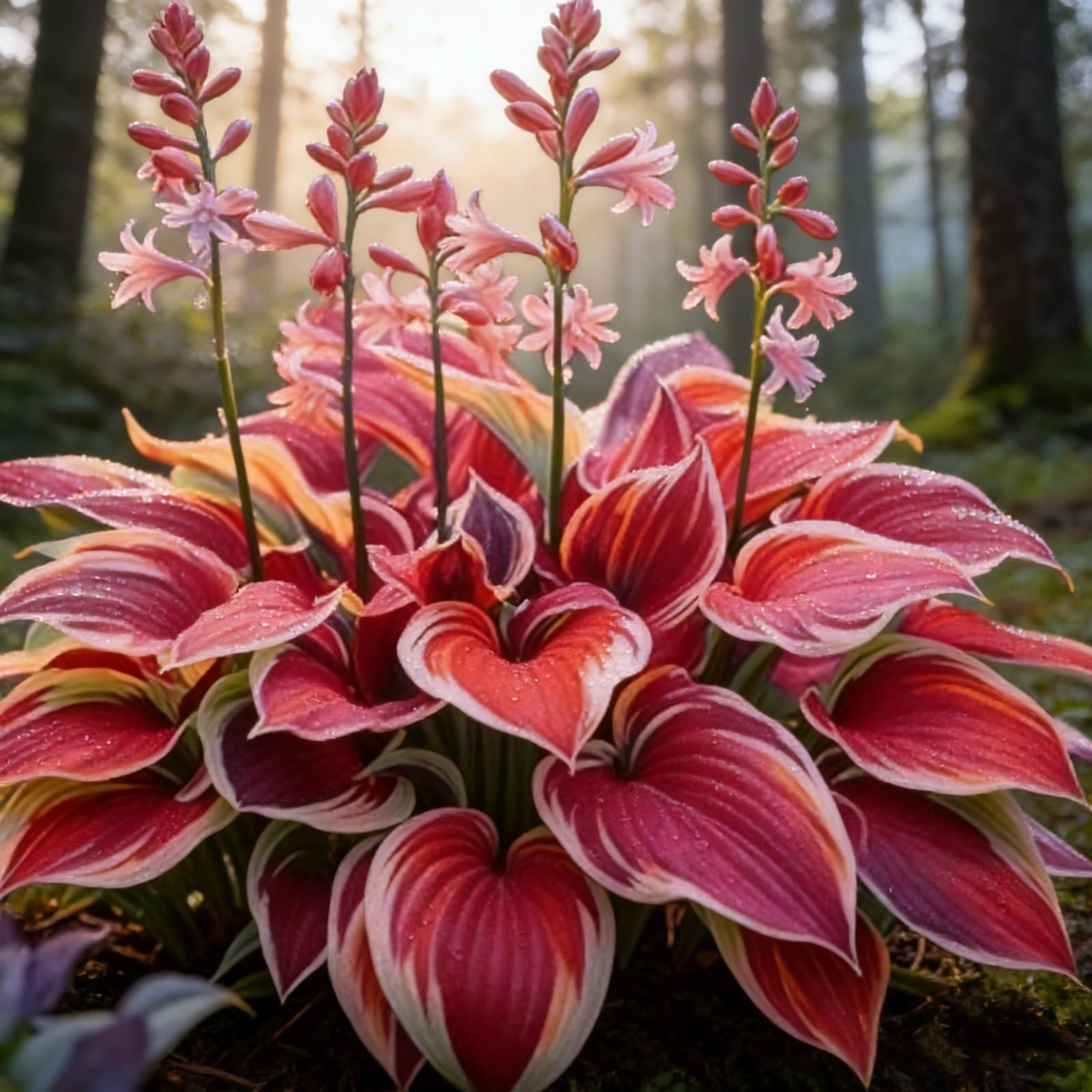 Resistenti al freddo e alla siccità&Adatte per la decorazione di giardini e balconi/Hostas/Rizoma Hosta/Hosta resistenti-8 Rhizome-C