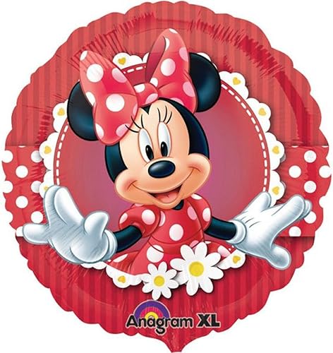 Anagram International Mad About Minnie - Paquete de globos de papel de aluminio, multicolor