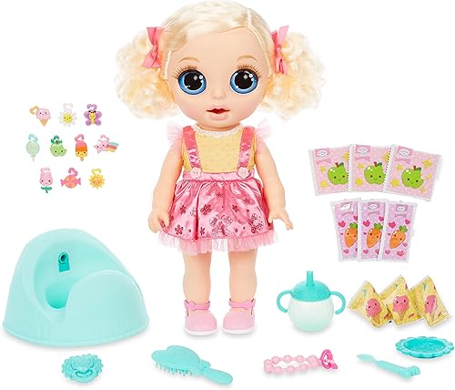 Miniatura 1 de Baby Born Surprise Magic Potty Surprise ojos azules - Muñeca que hace pipí de brillantina  caca de dijes sorpresa multicolor