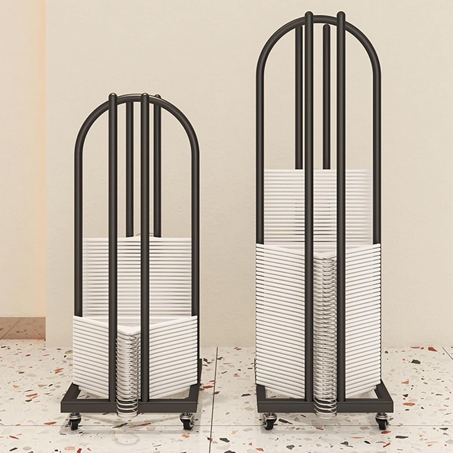 Metal Hanger - Lar Capaci Clothes & Coat Hanger STO Stand for Closet, Laundry Room, Shopping Mall & Special Stores - Efficient Hanger Stacker Solut image 5