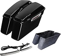 Vista 11 de TCT-MOTORPARTS - Alforjas rígidas extensas de 5 pulgadas