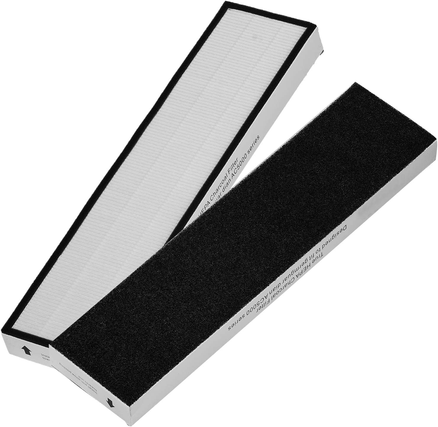 HIFROM Replace True HEPA Filter Carbon Pre Filters with Cleaning Brush Replacement for GermGuardian AC5000 AC5000E AC5250PT AC5300B AC5350W AC5350 FLT5000 FLT5111 Home Air Cleaner Purifiers