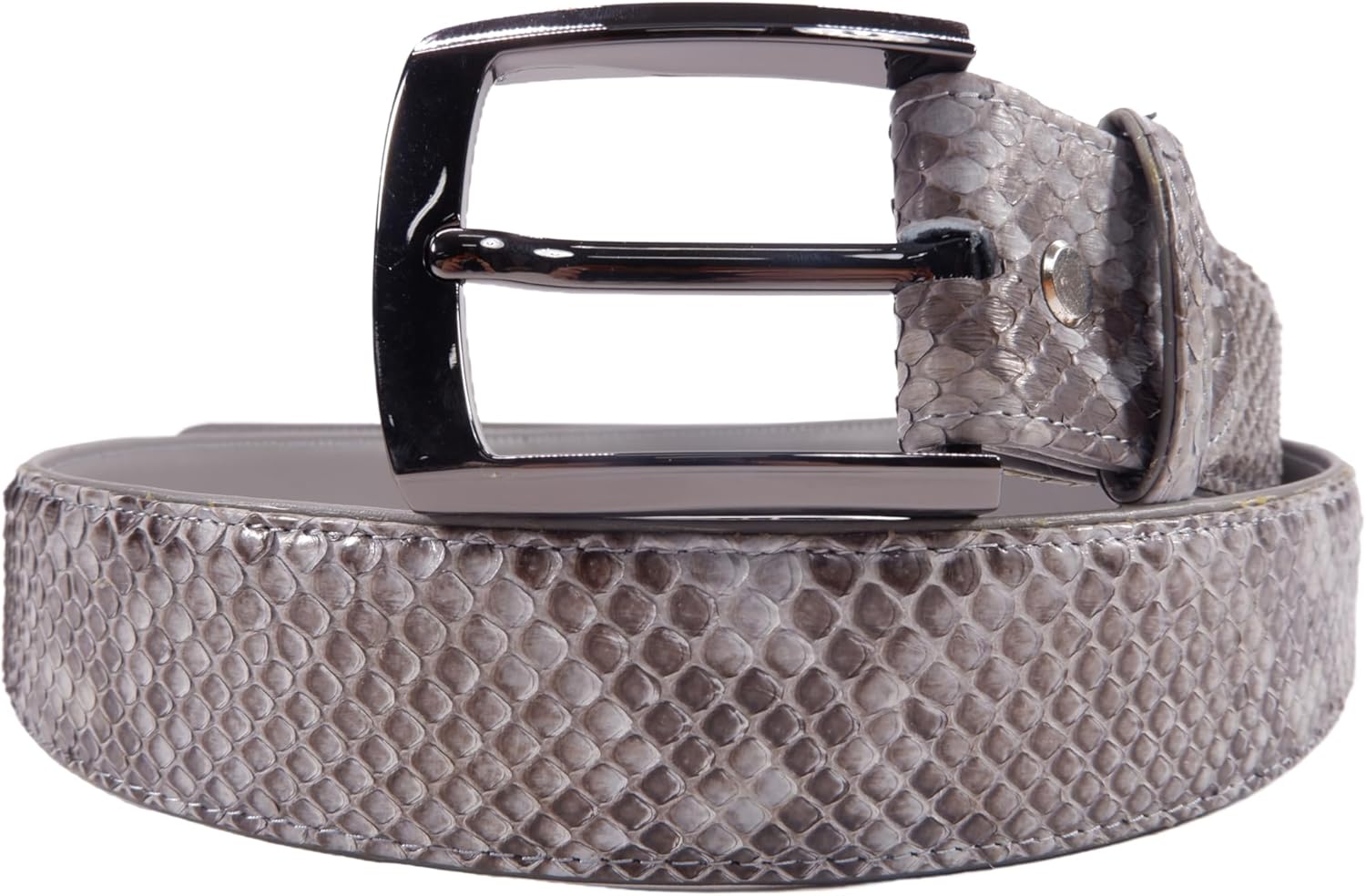 Genuine Python Snake Skin Auto Locking Men's Belt 46" Long