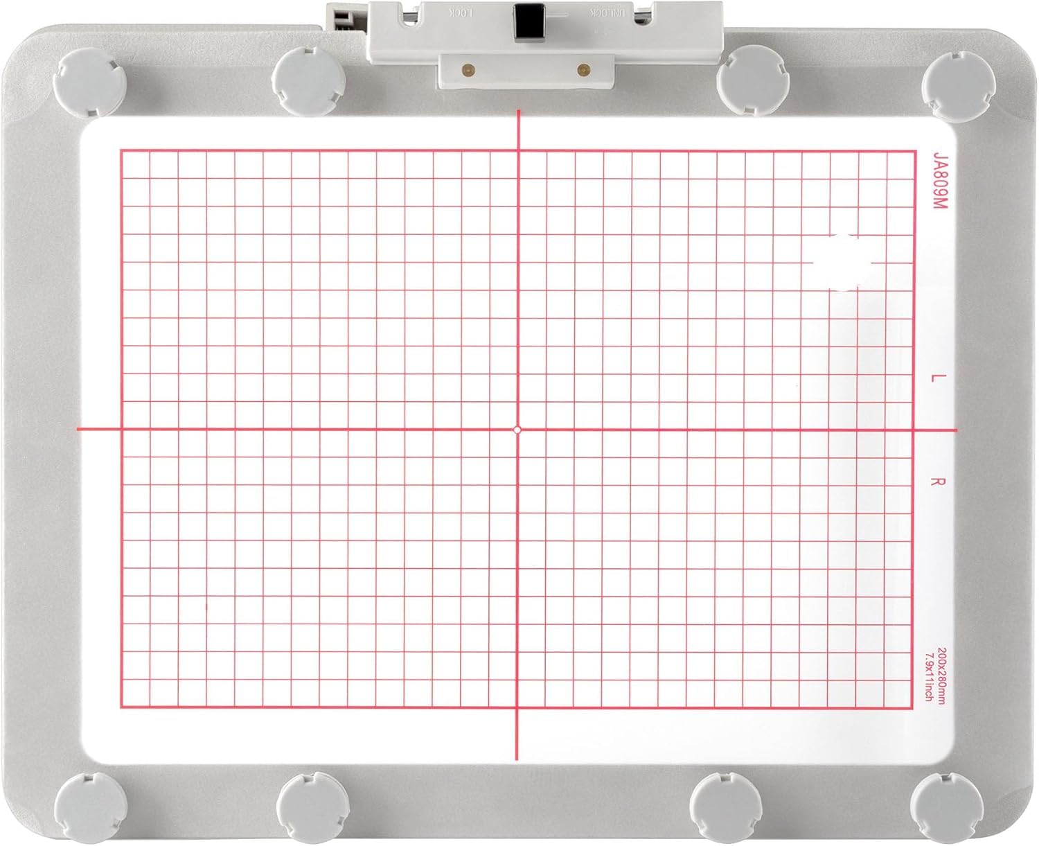 Sew Tech Magnetyczna obręcz do haftu do Janome, 7,9 x 11 cali 200 x 280 mm, okrągła