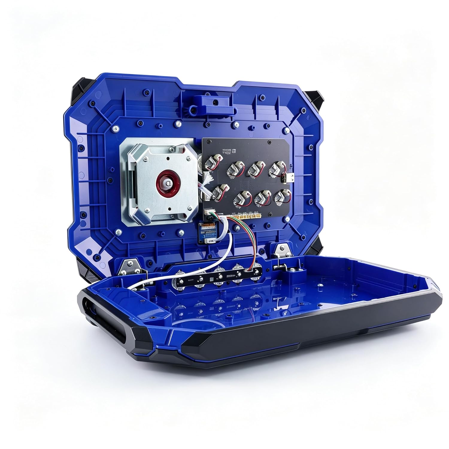 KBSure Arcade Fight Stick Joystick (black blue)