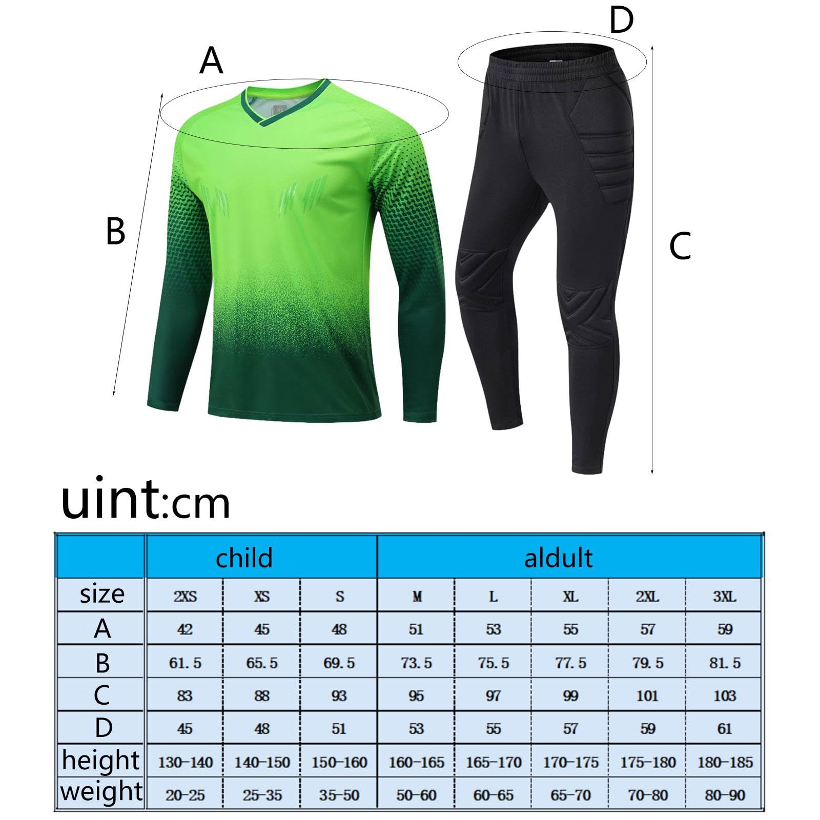 Camiseta Deportiva Acolchada Conjunto Completo Largo Pantalón Camiseta Fútbol Protector Esponja Poliéster Transpirable Adecuado para Jóvenes