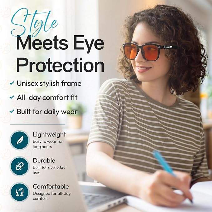Gafas de sol bloqueadoras de luz azul y sensibilidad a la luz miniatura 8