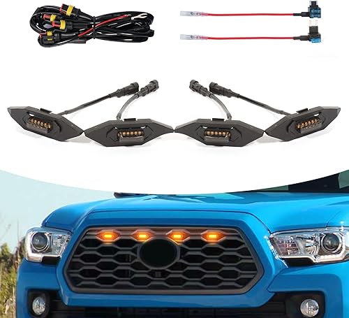 Luces LED de parrilla para Tacoma TRD Off Road y Sport OEM Grill Raptor 2020-2023