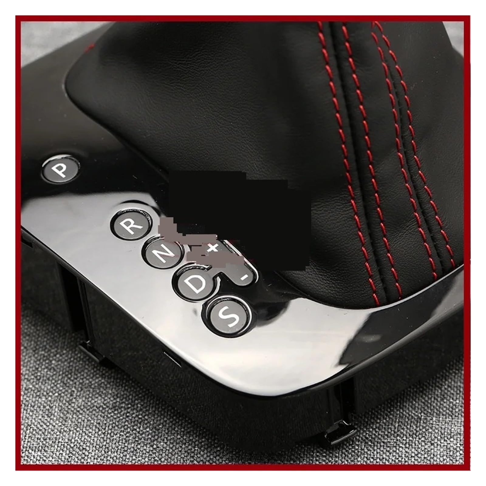 Palanca Velocidad Coche para VW para Golf 6 para Golf 5 para GTI para MK6 para MK5 Palanca De Cambios Automática con Panel Accesorios De Coche Perilla De Cambio Adecuada Pomo Palanca Cambios(3)