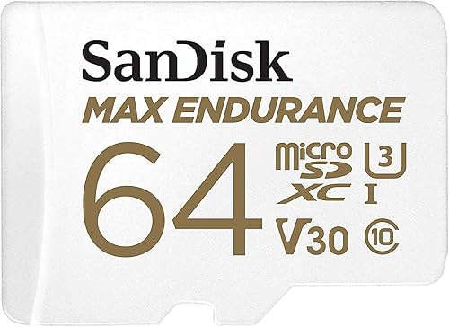 Miniatura 3 de SanDisk MAX Endurance Tarjeta TF de 64 GB Tarjeta de memoria MicroSDXC para cámaras de tablero y cámaras de video del sistema de seguridad para el