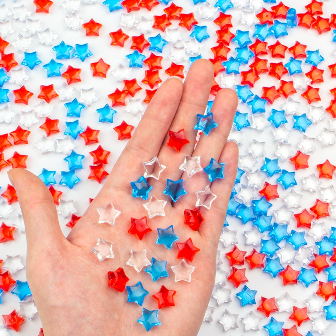 Prehalpty 700 Pcs Mini Patriotic Vase Filler - vase fillers | Mubboo