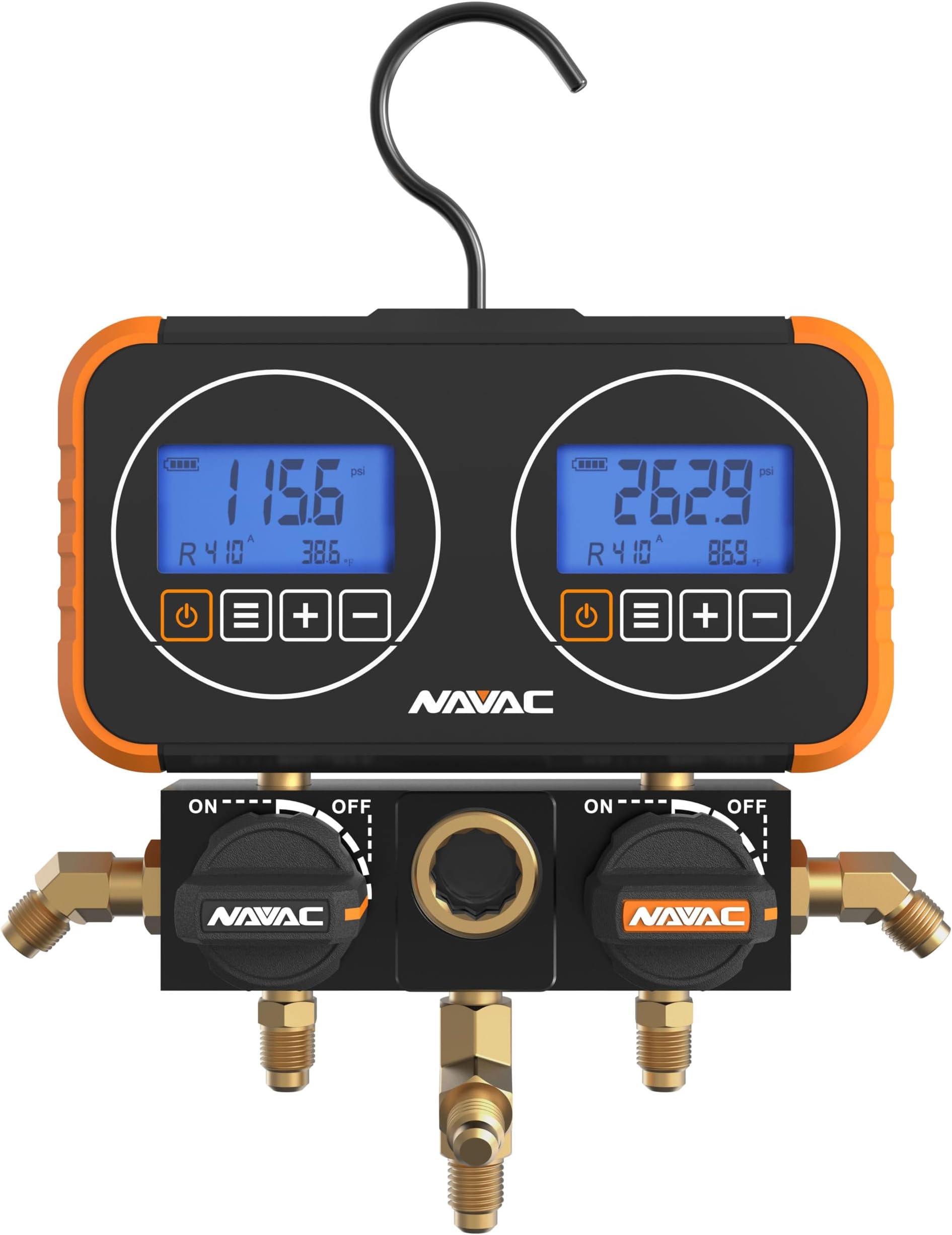 N2D72 - Flex72 Manifold Gauge with Digital Display (72 Compatible Refrigerants)