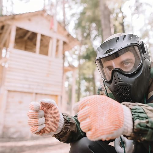 Miniatura 26 de Civaner 150 unidades de 68 bolas de pintura Cal bolas sólidas, 68 bolas rompedoras, bolas de nailon duro para práctica de entrenamiento de tiro