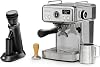 HIBREW H10A & G5 Espresso Machine Set with Milk Frother and Grinder for CappuccinoMochaMacchiato and more