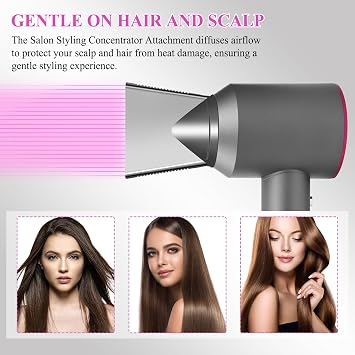Salon Styling Concentrator Attachment Nozzle for Dyson Supersonic Hair Dryer
