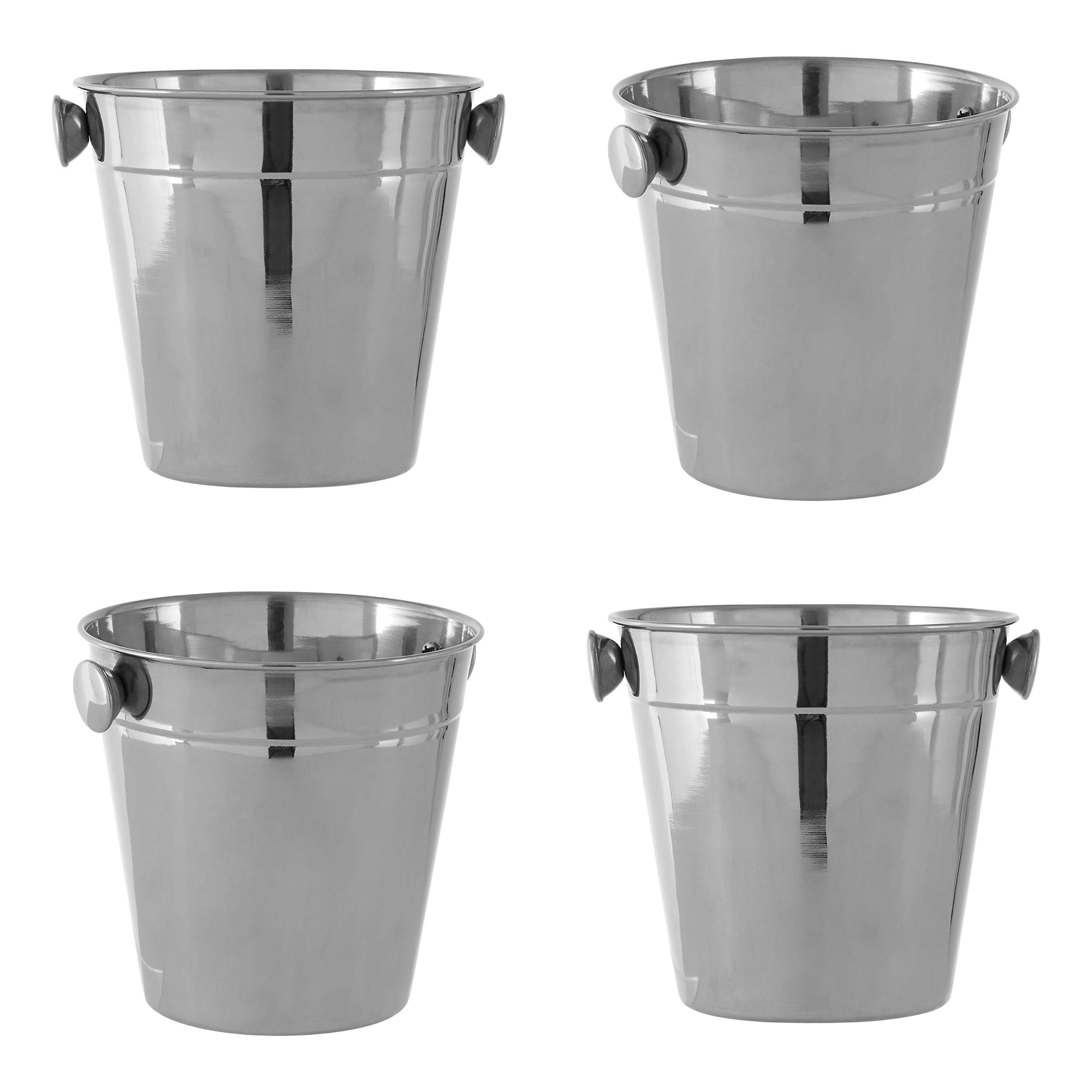 Orsina Stainless Steel Ice Bucket - Silver - Sleek & Durable