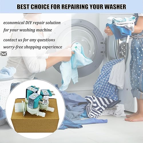 Miniatura 6 de 5221ER1003A 5220FR2075L Válvula de entrada de agua para lavadora LGKenmore Piezas de repuesto de ensamblaje de válvula de agua fría 5221ER1003C