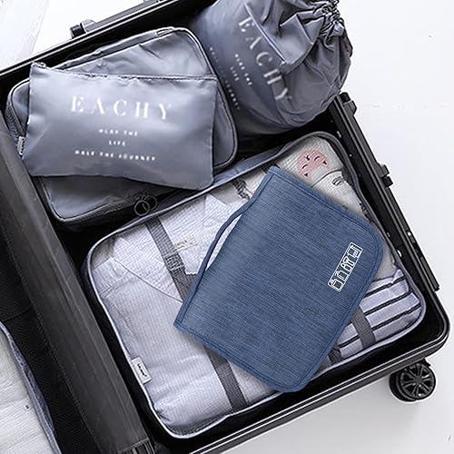 Miniatura 4 de SRVR - Neceser de viaje para colgar - Bolsa de cosméticos de maquillaje resistente al agua organizador de viaje para accesorios champú recipiente de